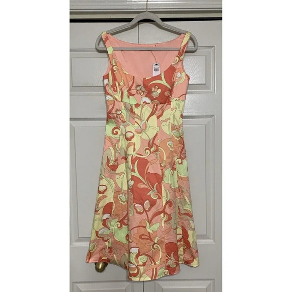 Tahari Dresses & Skirts - NWT Tahari Fit And Flare Floral Multicolor Dress Size 8 (Z1)